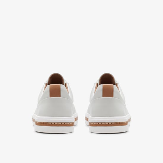 Un Maui Lace White Leather Trainers - Image 5