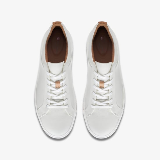 Un Maui Lace White Leather Trainers - Image 6