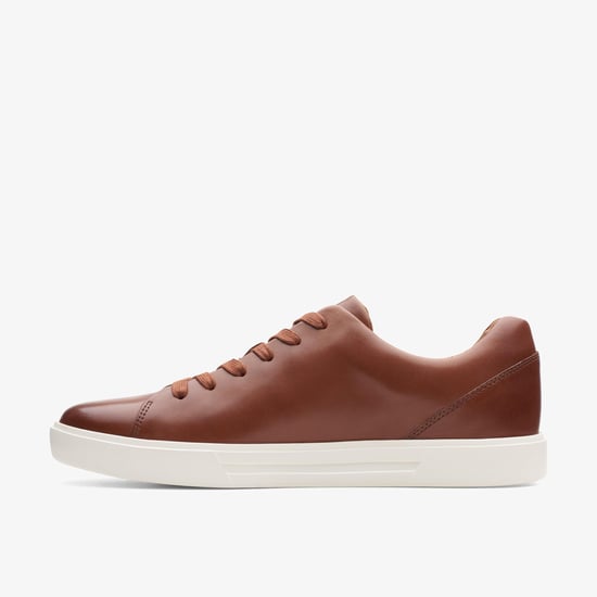 Un Costa Lace British Tan Lea Trainers - Image 2