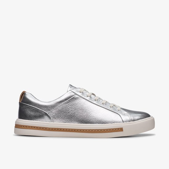 Un Maui Lace Metallic Trainers - Image 1