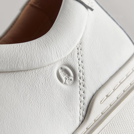 Craft Swift White Leather Trainers - Image 6