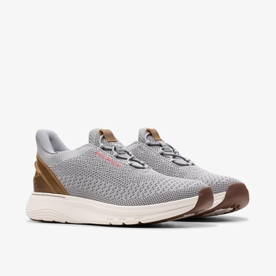 Motion Trek LO Grey Knit Trainers - Image 4