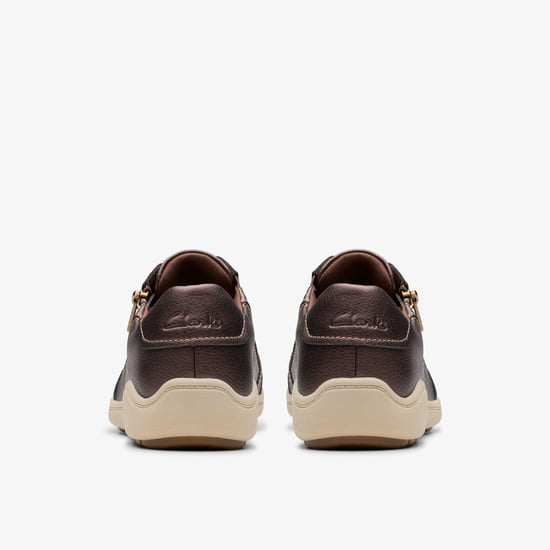 Bryianne Bayla Bronze Metallic Trainers - Image 5