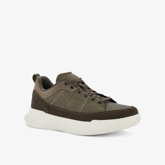 Burford Lace Khaki Trainers - Image 4