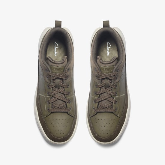Burford Lace Khaki Trainers - Image 6
