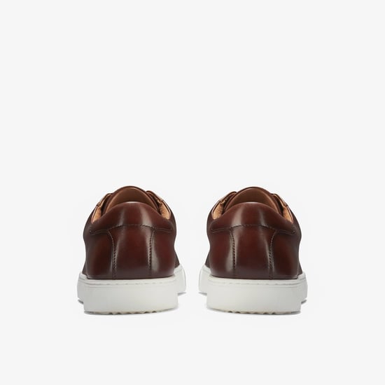 Lockton Lace Tan Leather Trainers - Image 5