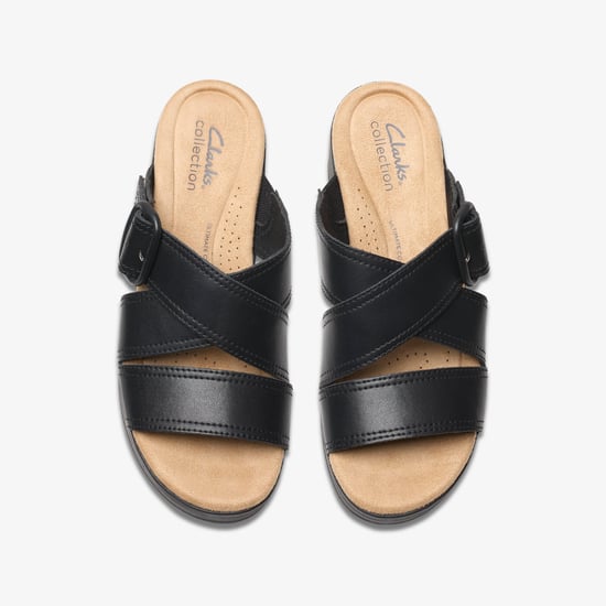 Wrenly Jane Zwarte Leren Sandalen - Image 6