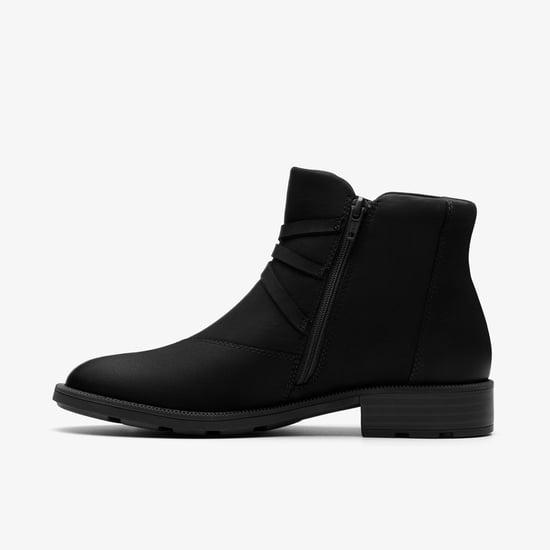Adalynn Faye Zwarte Nubuck Laarzen - Image 2