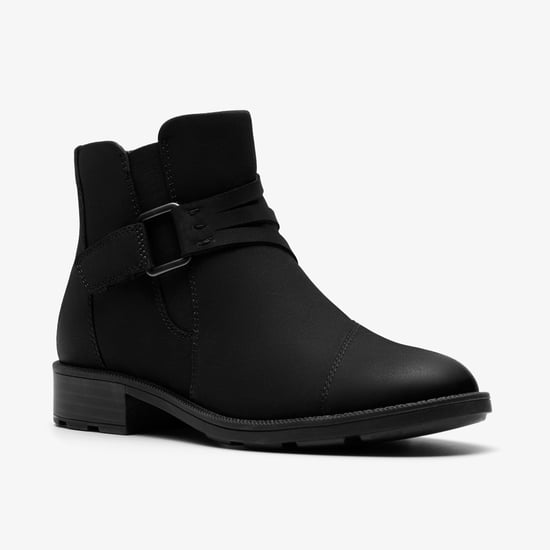 Adalynn Faye Zwarte Nubuck Laarzen - Image 4