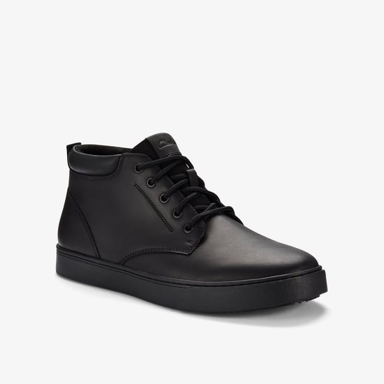 Lockton Mid Zwarte Leren Boots - Image 5