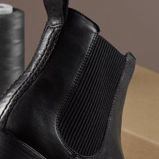 Cologne Arlo2 Black Leather Boots - Image 4