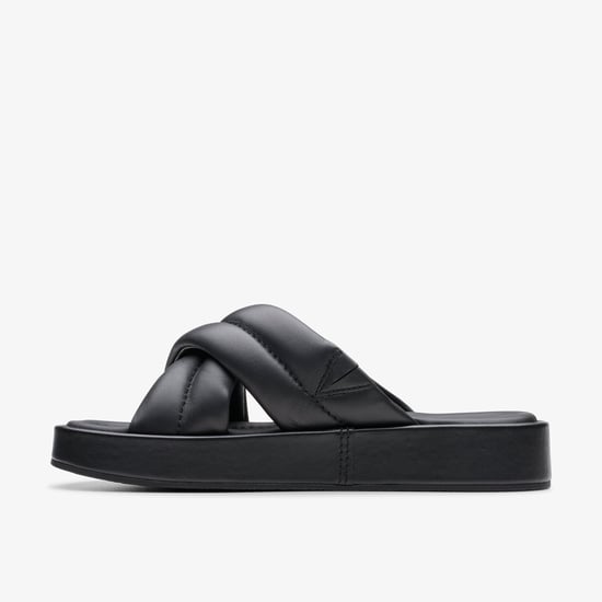 Alda Glide Zwarte Leren Sandalen - Image 2