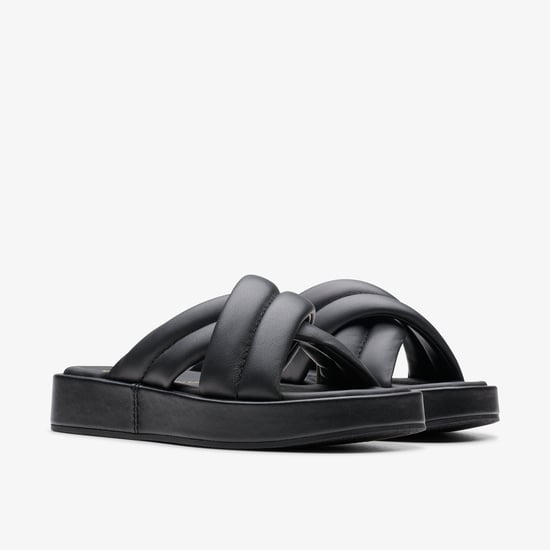 Alda Glide Zwarte Leren Sandalen - Image 4