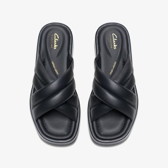Alda Glide Zwarte Leren Sandalen - Image 6