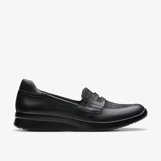 Ellowyn Penny Black Leather Shoes - Image 1