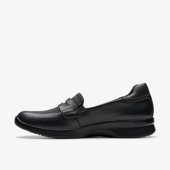 Ellowyn Penny Black Leather Shoes - Image 3