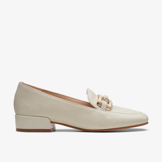 Seren30 Gemakkelijke Ivoor Leren Schoenen - Image 1
