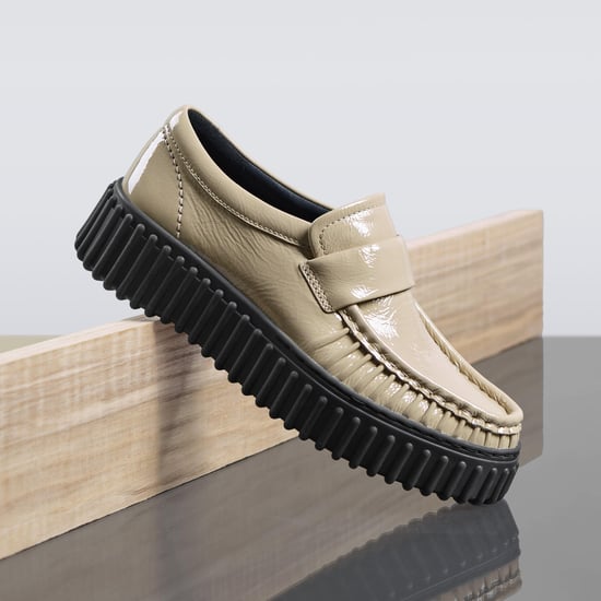 Torhill Mocc Beige Patent Shoes - Image 2
