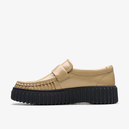 Torhill Mocc Beige Patent Shoes - Image 6