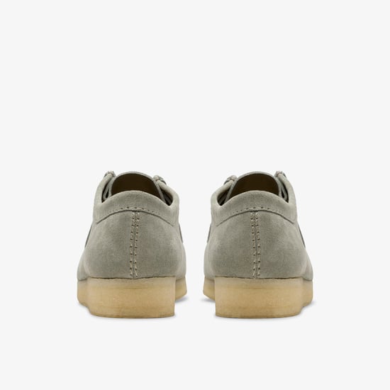 Wallabee Weave Sage Suede Shoes - Image 5