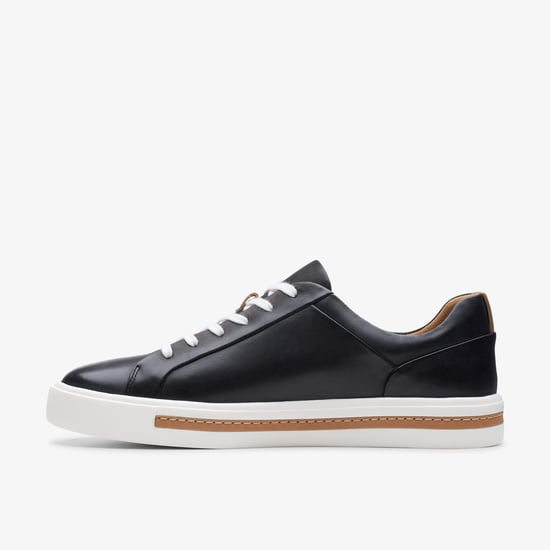 Un Maui Lace Black Leather Trainers - Image 2