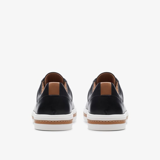 Un Maui Lace Black Leather Trainers - Image 5