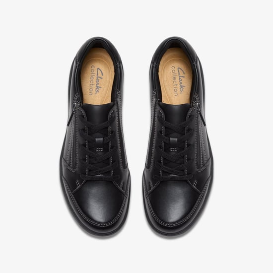 Bryianne Bayla Black Leather Trainers - Image 6