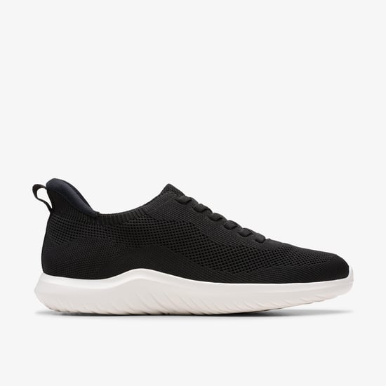 Nova Lace Black Trainers - Image 1