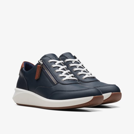 Un Rio Zip Navy Combination Trainers - Image 4