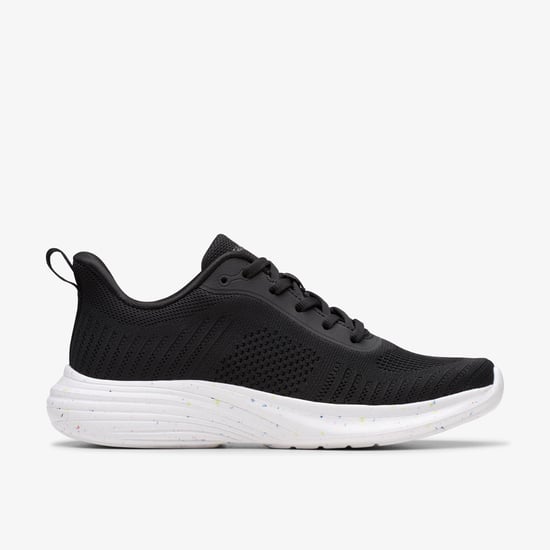 Izza Knit Black Trainers - Image 1