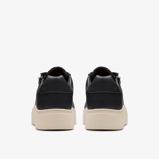 Mykah Joy Black Leather Trainers - Image 5