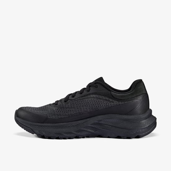 Tawstock Lace Black Knit Trainers - Image 2