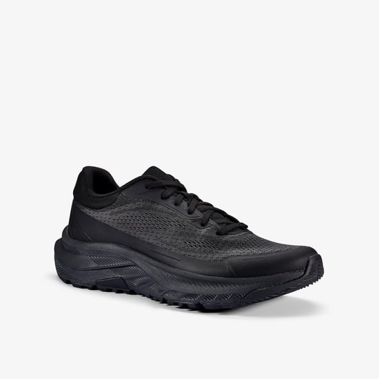 Tawstock Lace Black Knit Trainers - Image 5