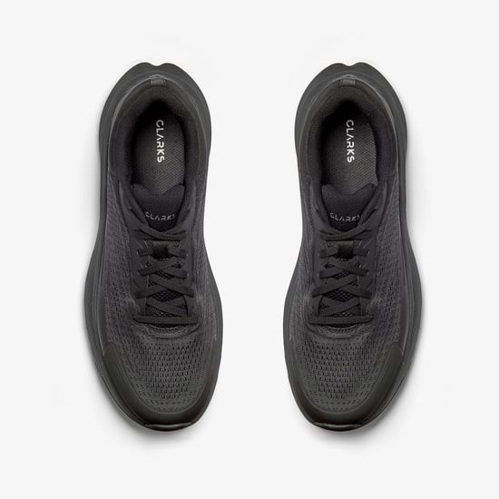 Tawstock Lace Black Knit Trainers - Image 6
