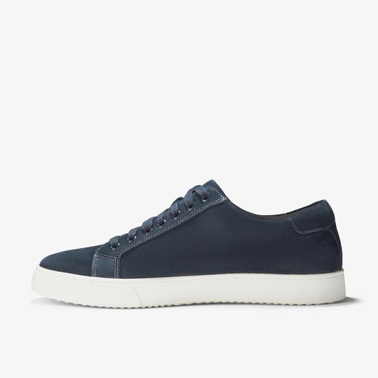 Lockton Lace Navy Suede Trainers - Image 2