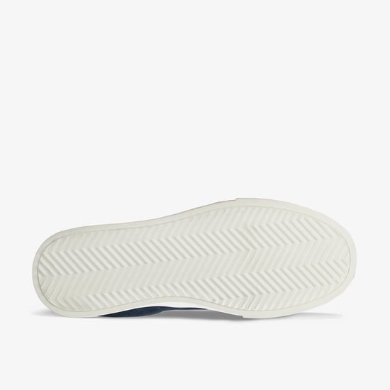 Lockton Lace Navy Suede Trainers - Image 3