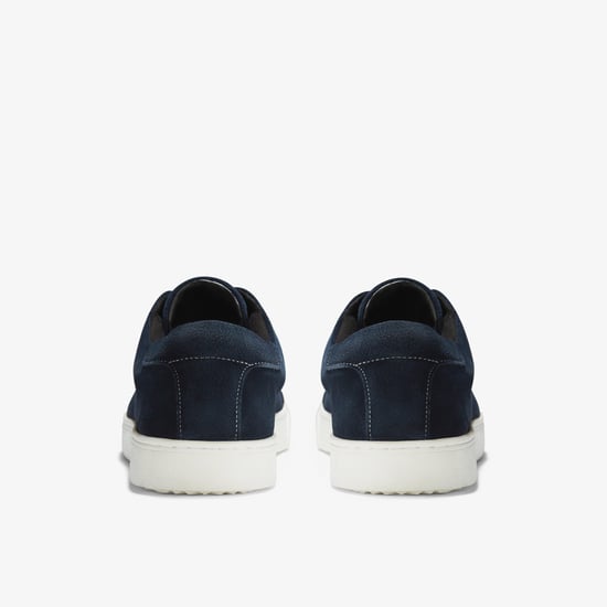 Lockton Lace Navy Suede Trainers - Image 5