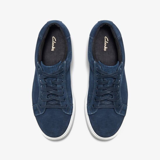 Lockton Lace Navy Suede Trainers - Image 6