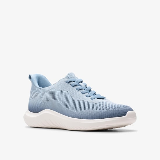 Nova Lace Blue Grey Trainers - Image 4