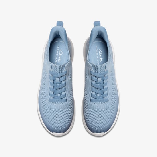 Nova Lace Blue Grey Trainers - Image 6