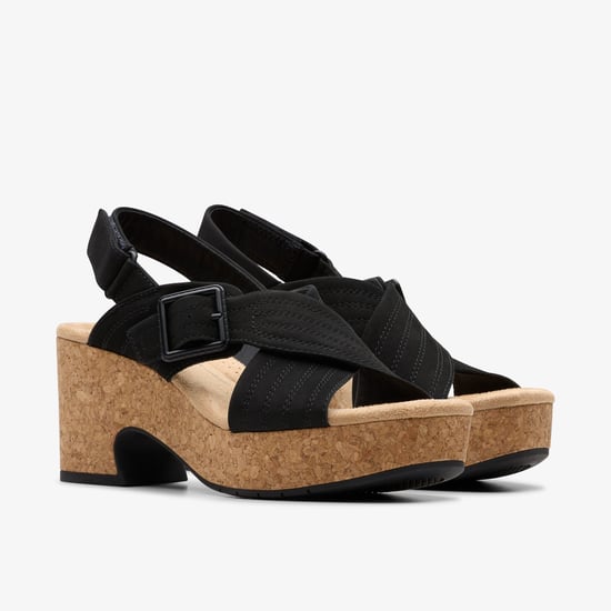 Nerisa West Svarta Nubuck Sandaler - Image 4