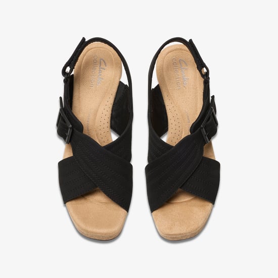 Nerisa West Svarta Nubuck Sandaler - Image 6
