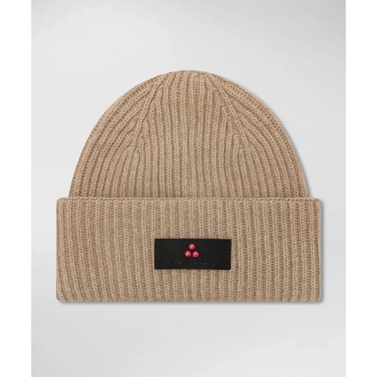 Peuterey Savis ribbed beanie sesame - Image 1
