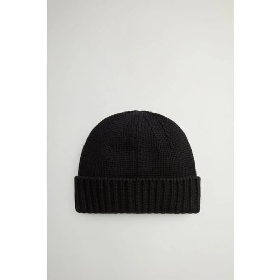 Woolrich Men merino wool logo beanie - Image 4