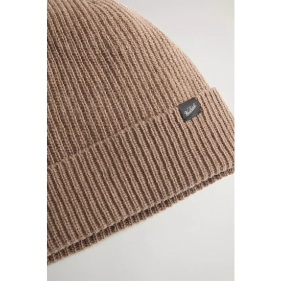 Woolrich Knitted ribbed beanie falcon - Image 3