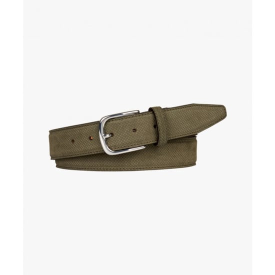 Profuomo Ppvr30003d z heren riem belt suede green profu - Image 1