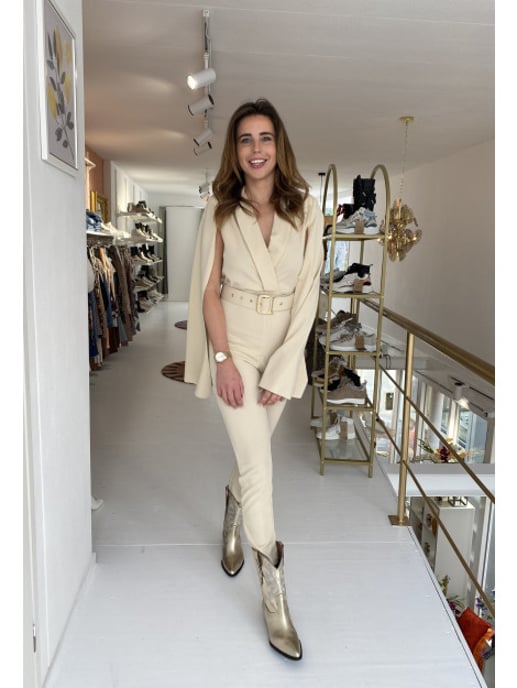 Miss One Paris Jumpsuit 0171 beige - Image 4