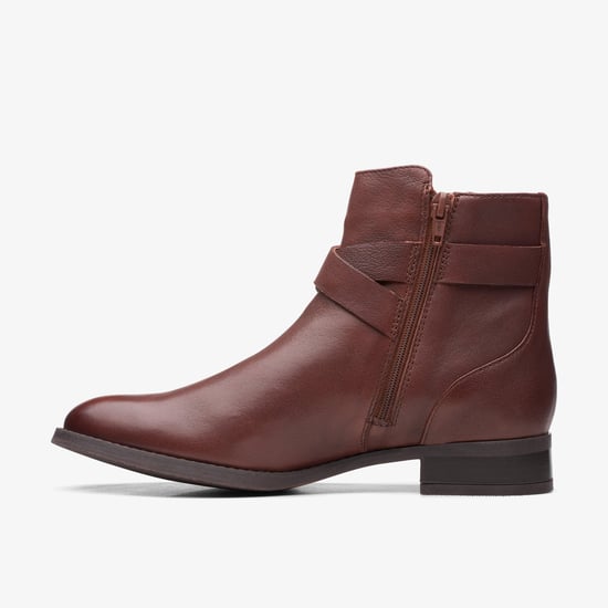 Hamble Buckle British Tan Leather Boots - Image 2