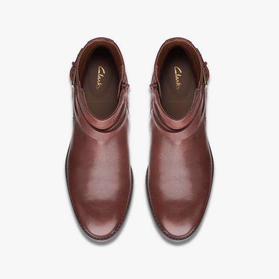 Hamble Buckle British Tan Leather Boots - Image 6