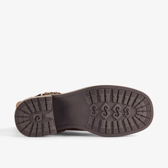 Chai Bliss Dark Tan Suede Boots - Image 3